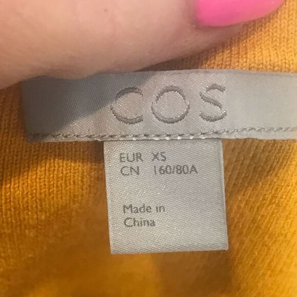 Cos Woman’s size XS yellow blouse - Picture 12 of 12